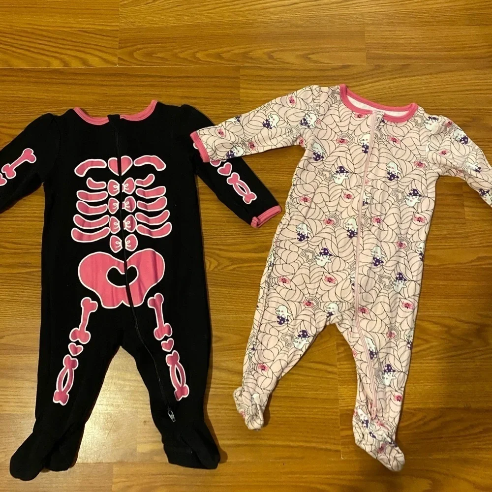 Set of 2 Halloween Jumpers size 6-9 Months (DO)